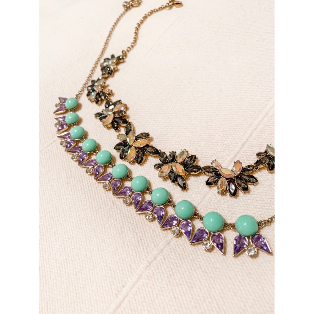 J. Crew statement necklaces